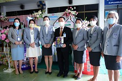 The participation of the teaching’s work exhibition of the Moral School, OBEC. Learning and experience sharing activities at the Moral School Project, at the level of school region, on December 9, 2021 at Suphanburi Primary Educational Service Area Office, District 1