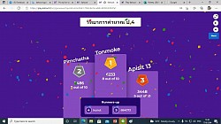 The online learning atmosphere for grade 4 via the use of Kahoot