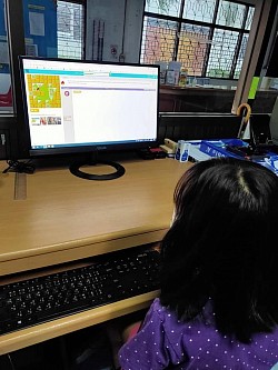 The practices of program coding for grade 3 students on Computing Science